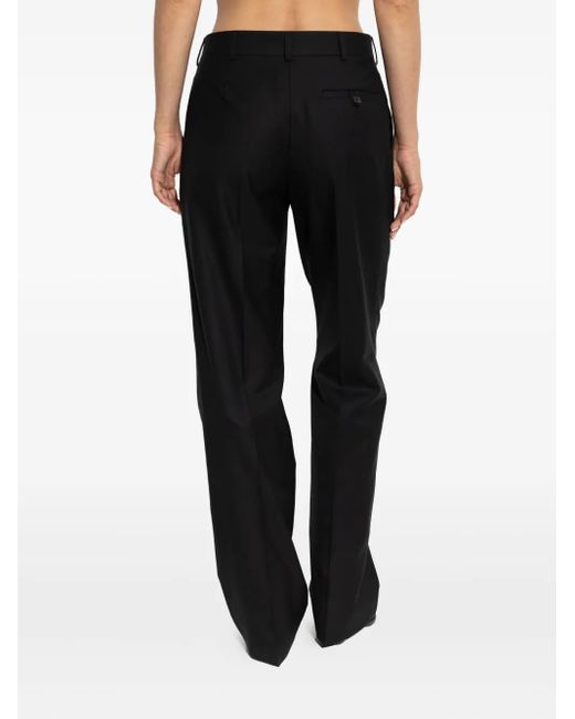 Moschino Black Wool Trousers