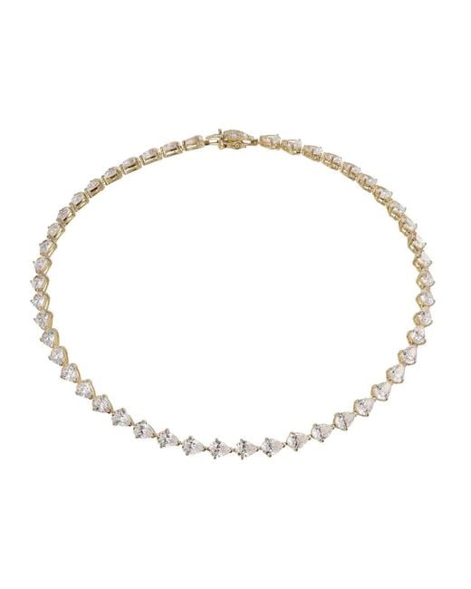 Anabela Chan Natural 18Kt Vermeil Nova Eternity Diamond Necklace