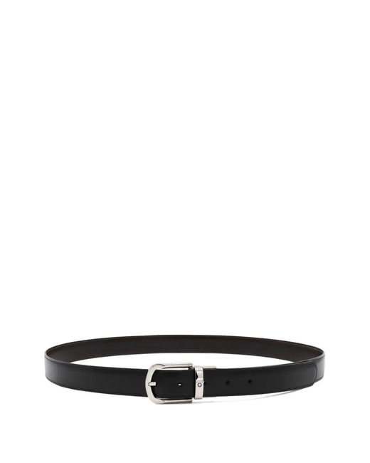 Montblanc White Logo-Detail Belt for men