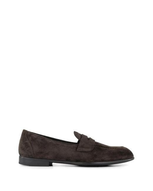 Brioni Brown Mocassins À Empiècements for men