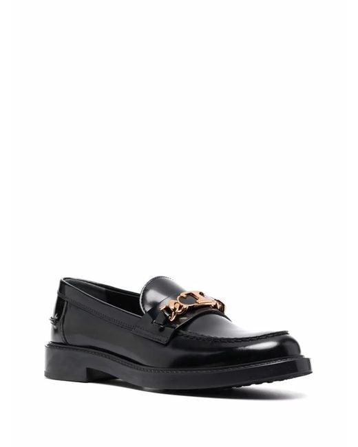 Tod's Black Flat Shoes