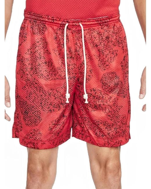 Nike Red Dri-Fit Standard Issue Reversible Shorts for men