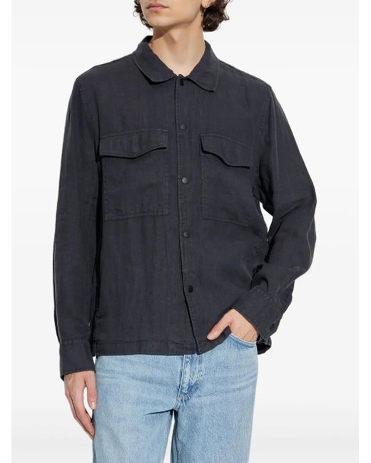 Rag & Bone Blue Linen Jacket for men