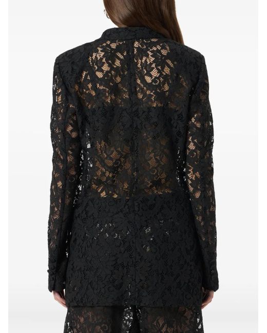 Blumarine Blazer Met Enkele Rij Knopen in het Black