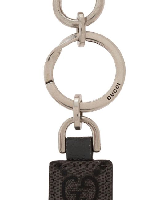 Gucci Gg Supreme Keyring in Blue for Men Lyst UK
