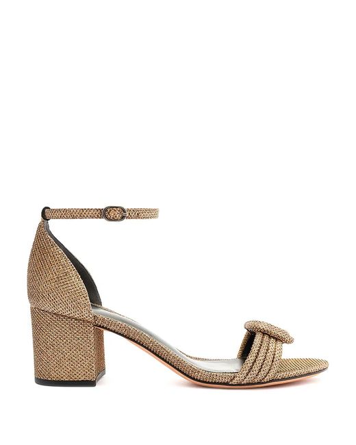 Alexandre Birman Natural Vicky Twinkle 60Mm Sandals