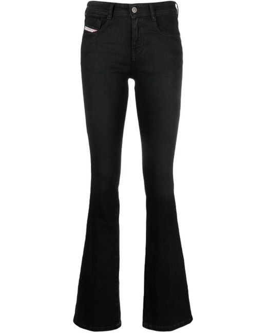 DIESEL Black Stretch-Cotton Jeans