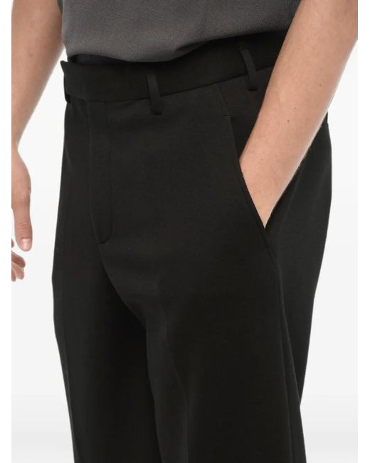 Neil Barrett Black Concealed-Fastening Tailored Trousers for men
