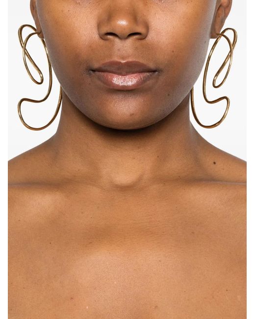Panconesi White Ball Drop Earrings