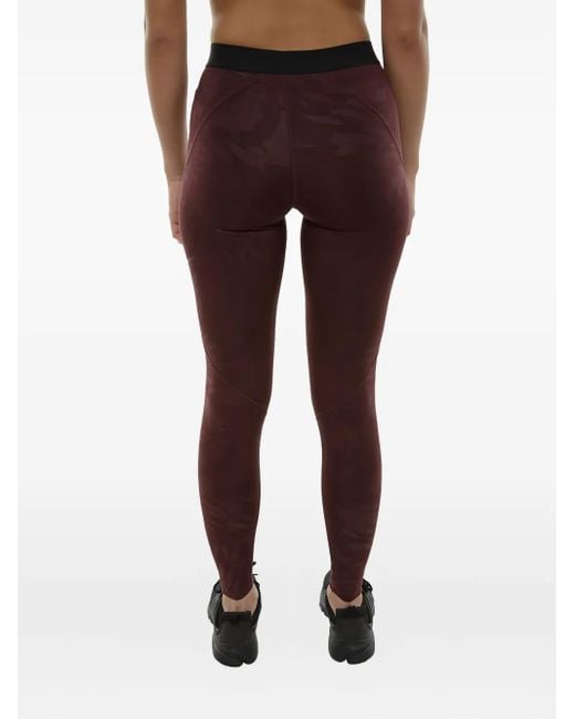 Nike Brown Embossed-Wing Leggings