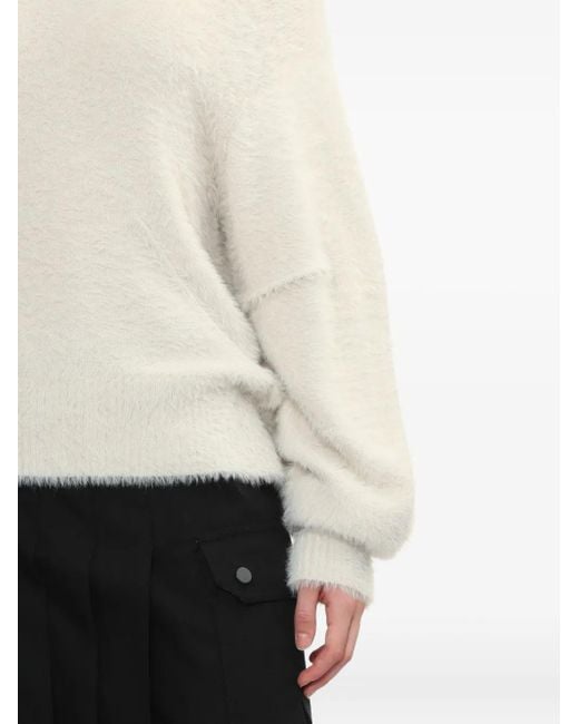 Helmut Lang Trui Met Vlakken in het White