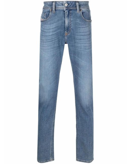 DIESEL Blue 1979 Sleenker 09C01 Skinny Jeans for men