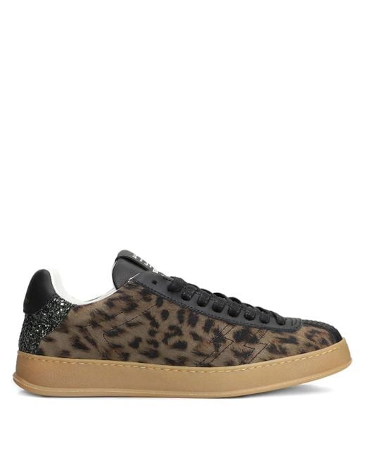 Sneakers Con Stampa di Stkn in Brown