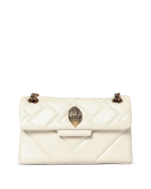 Kurt Geiger Natural Quilted Leather Shoulder Bag