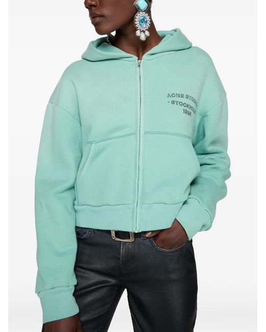 Acne Studios レディース グリーン ジップ パーカー 【公式通販】