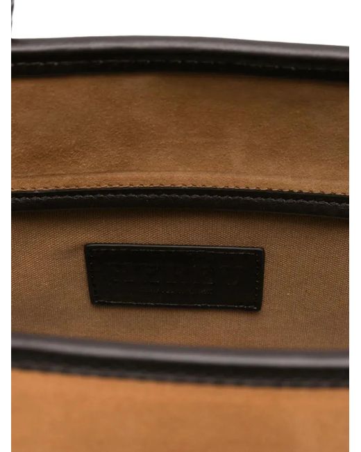 Bolso de hombro Forna con asa trenzada Hereu de color Natural