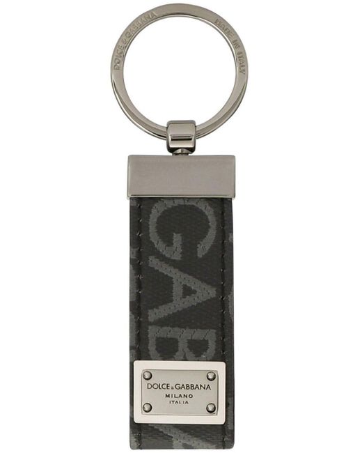 Porte-clés à logo Dolce & Gabbana pour homme en coloris Black