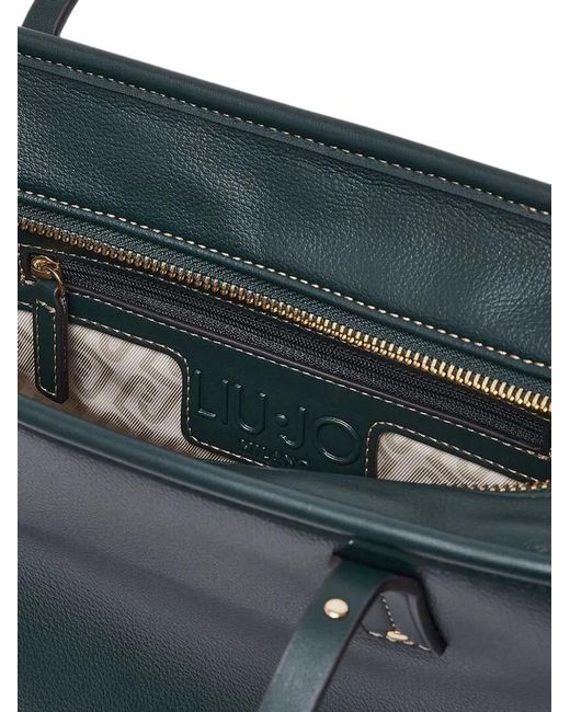 Liu Jo Black Stud-Embellished Tote Bag