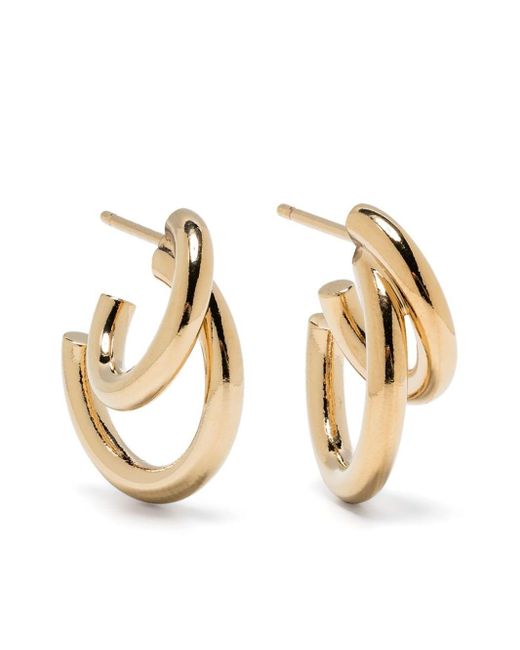 Isabel Marant Metallic Saya Half-hoop Earrings