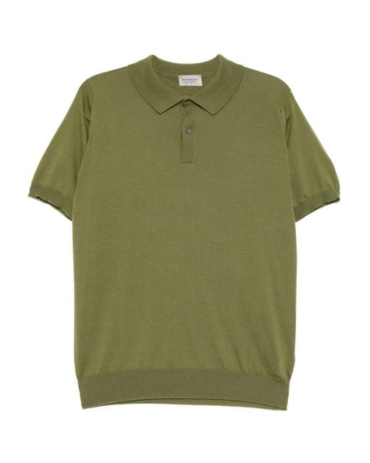 メンズ John Smedley Leyburn ポロシャツ Green