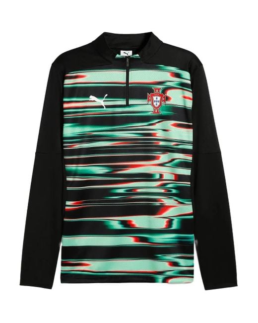 PUMA Green Portugal Pre-Match Sweatshirt for men