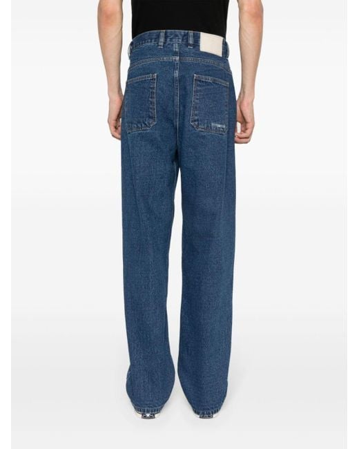 Societe Anonyme Blue Straight-leg baggy Jeans for men