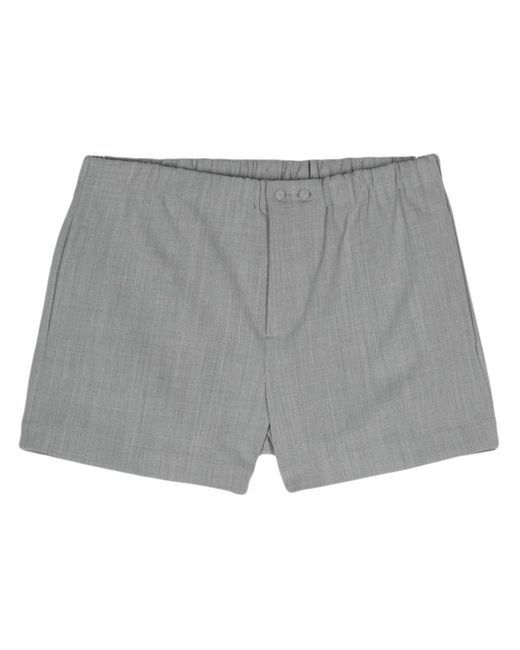 N°21 Gray Tailored Twill Shorts