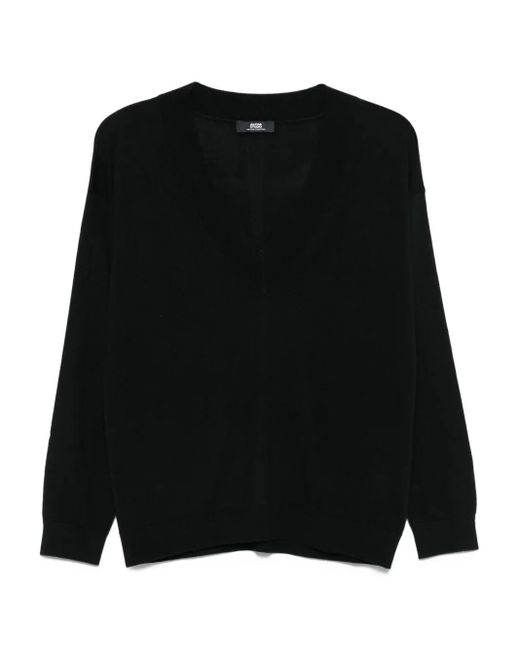 Maglione Con Scollo A V di Alpha Studio in Black