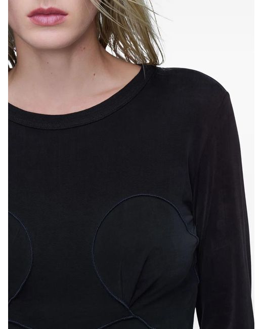 Maison Margiela Black Seam-Detail T-Shirt
