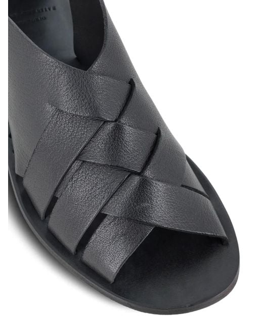Officine Creative オープントゥ サンダル Black