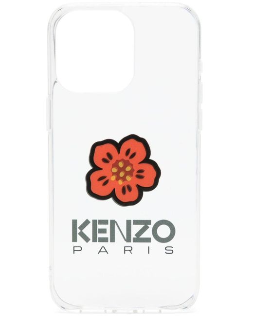 KENZO White ' Crest' Iphone 15 Pro Max Case for men