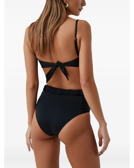 SOFIA ERHAN Black Seashell-Embellished Bikini