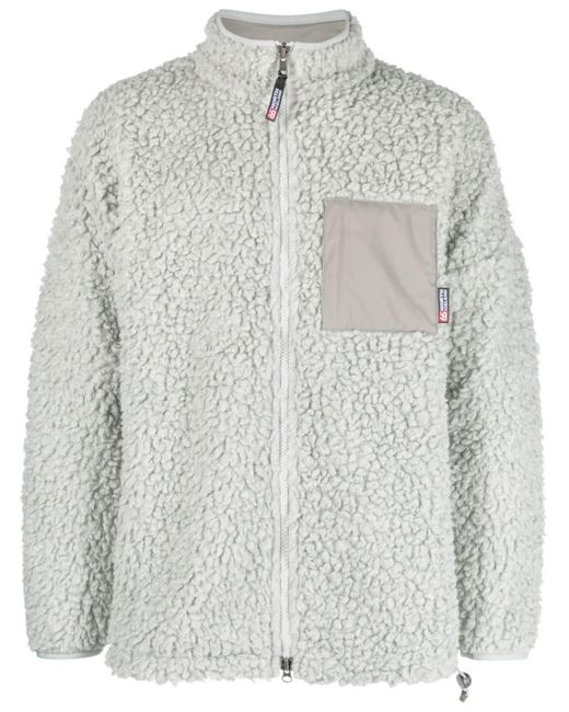 66 North Gray Varmahlíð Shearling Fleece Jacket for men