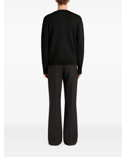 Pull À Col Ras De Cou Courreges pour homme en coloris Black