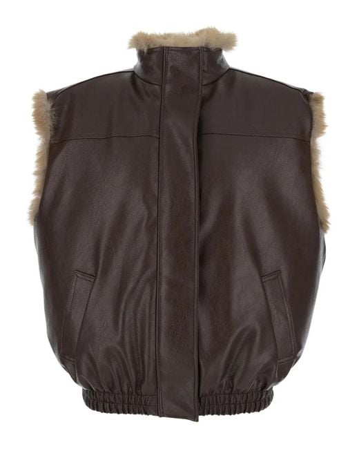Top Sin Mangas Reversible MSGM de color Brown