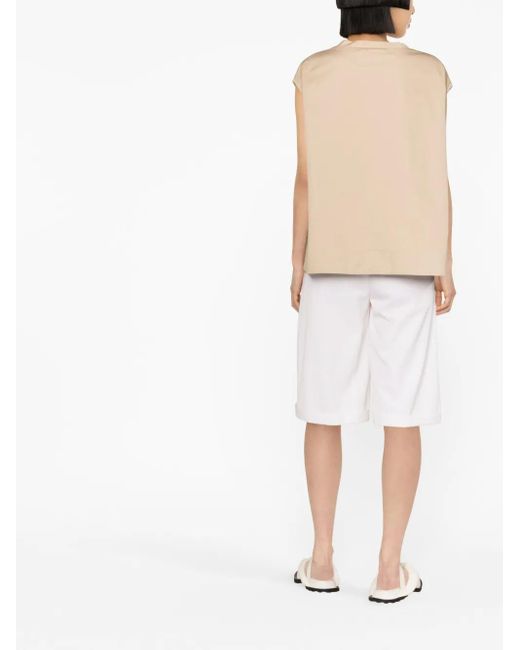 Jejia Natural Chest-Pocket Cotton T-Shirt
