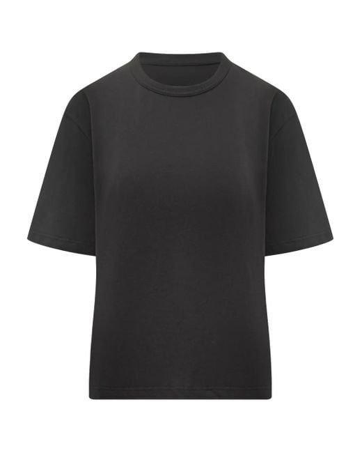 Studio Nicholson Black Klassisches T-Shirt