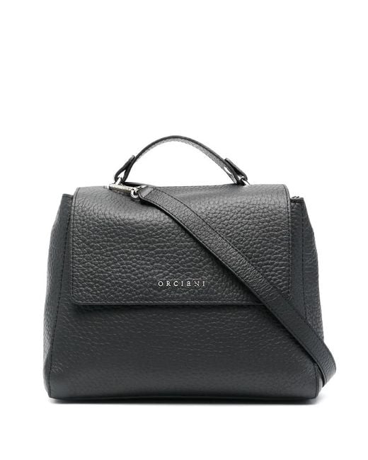 Orciani Black Small Sveva Tote Bag