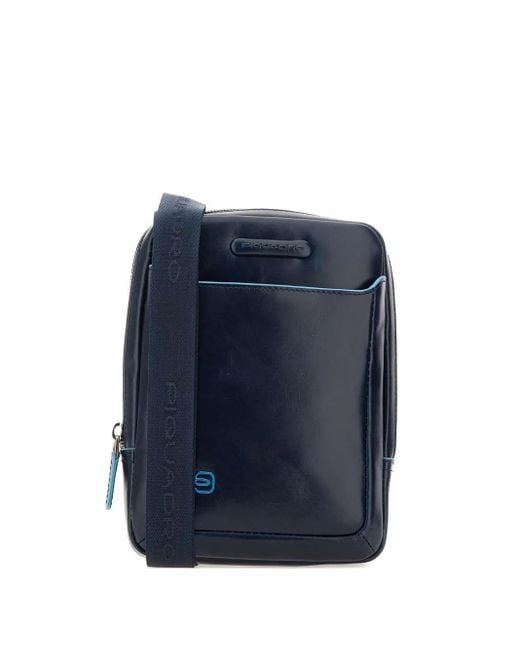 Piquadro Kuriertasche mit Reißverschluss in Blue für Herren