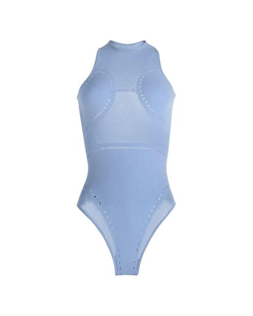 MACCAPANI Blue Open Back Does-All One Piece