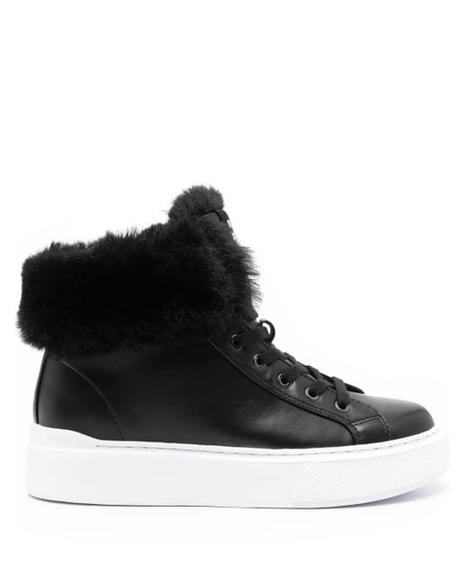 Guess Black Histori 2 Faux-Fur Sneakers