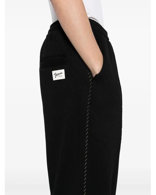 FIVE CM Black Drawstring Track Pants for men