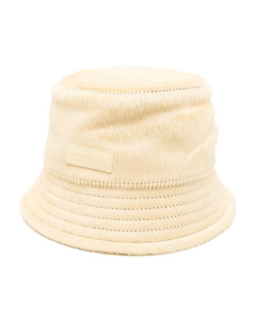 Jacquemus Natural Le Bob Sperone Bucket Hat