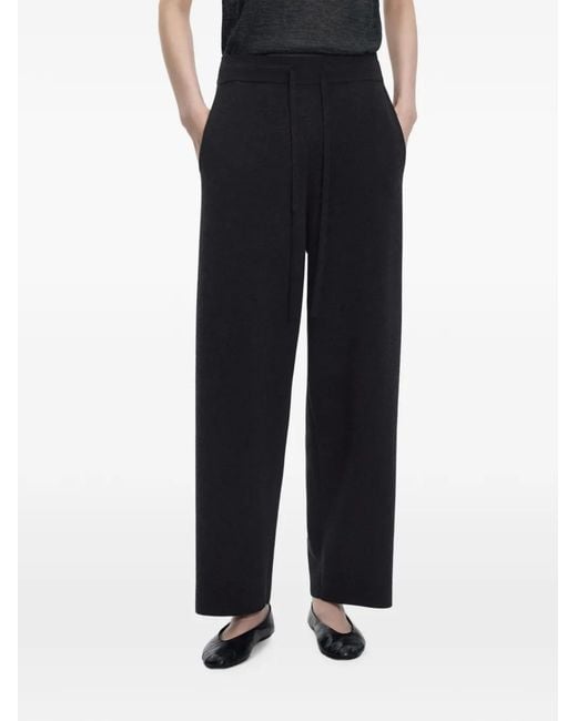 JNBY Black Drawstring Track Pants