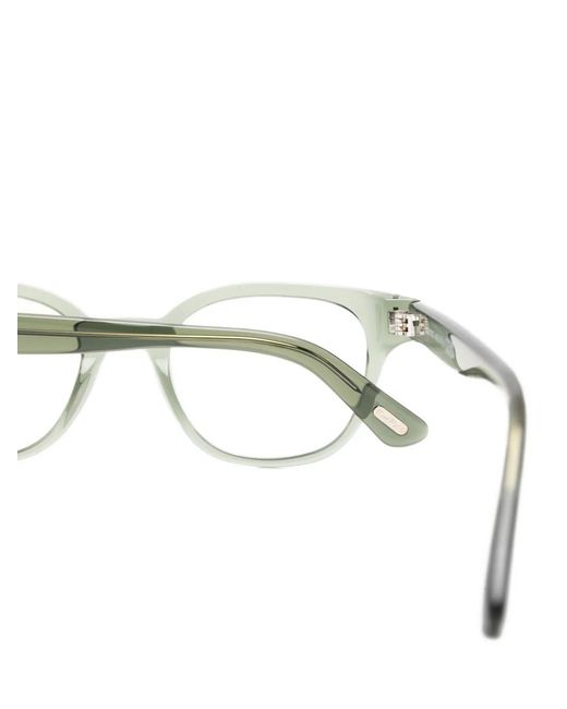 Tom Ford White Rectangle-Frame Glasses