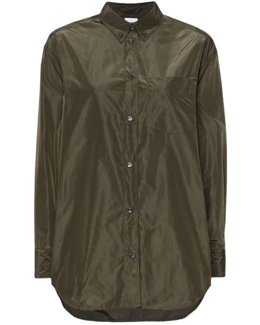 Aspesi Green Taffeta Shirt