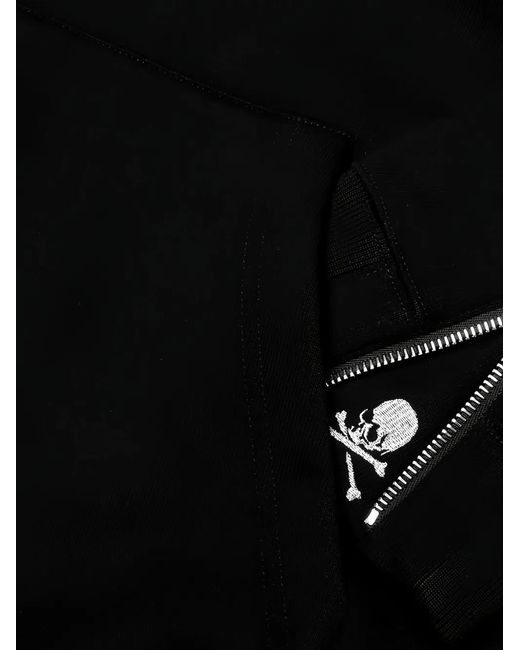 MASTERMIND WORLD Black Hoodie Ample À Fermeture Zippée for men