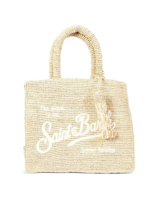 Mc2 Saint Barth Natural Colette Raffia Tote Bag