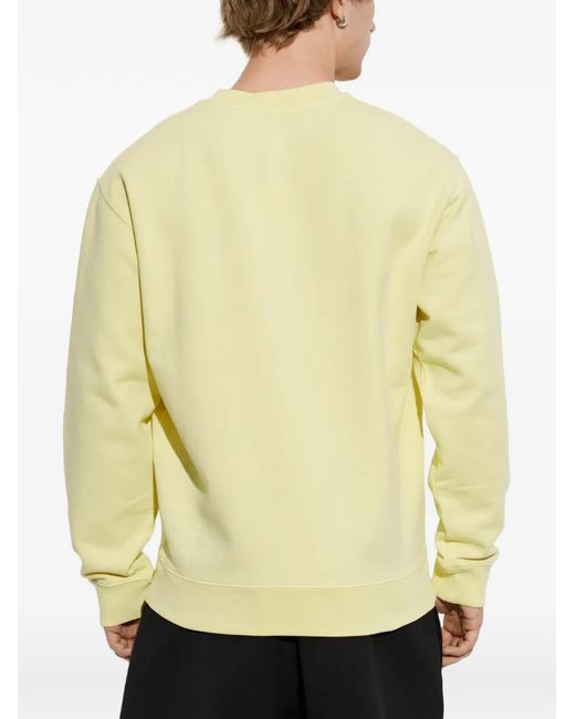 Jacquemus Yellow Logo-Patch Sweater for men