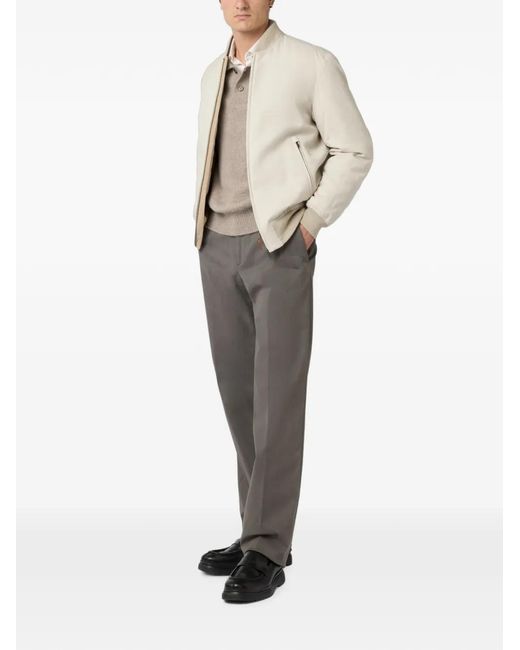 Tod's White New Brera Bomber Jacket for men